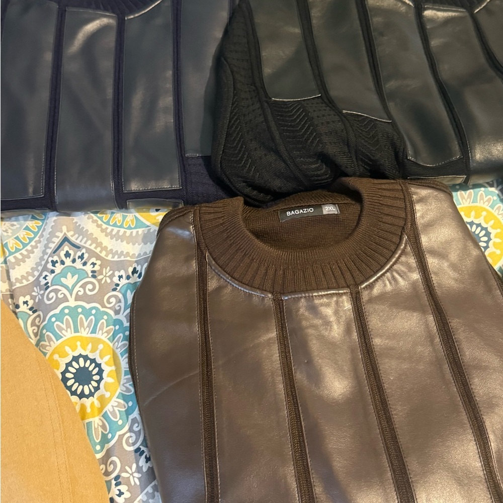 Beautiful mens Bagazio sweaters